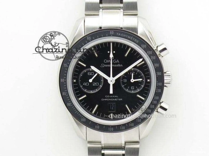 1227 SportInspired Speedmaster Racing Master SS HKF Best Edition Blue Black Dial on Black Rubber Strap A 7817